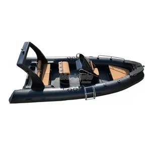 20ft Glasvezel Middenconsole Vissersboot Rib Boot 580 Commerciële Vissersboot Te Koop