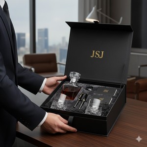 Boîtes rigides élégantes en carton <span class=keywords><strong>pour</strong></span> l'emballage de ceintures, boîte cadeau d'accessoires de luxe avec plateau d'insertion personnalisé - Product Image 4