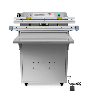 <span class=keywords><strong>Machine</strong></span> <span class=keywords><strong>sous</strong></span> <span class=keywords><strong>vide</strong></span> <span class=keywords><strong>alimentaire</strong></span> externe semi-automatique 800BES avec grande pompe électrique en acier inoxydable pour emballage rétractable de sacs en plastique/papier, certifiée CE - Product Image 1