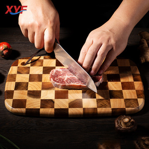 <span class=keywords><strong>Tabla</strong></span> de <span class=keywords><strong>Cortar</strong></span> de <span class=keywords><strong>Madera</strong></span> Maciza Personalizada al por Mayor, <span class=keywords><strong>Tabla</strong></span> de <span class=keywords><strong>Cortar</strong></span> de Cocina Antideslizante con Diseño de Tablero de Ajedrez - Product Image 2