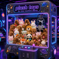 Peluche Koala douce pour machine à griffes, vente en gros, animaux en peluche en vrac, prix de jeu d'arcade, recharges pour machine à griffes pour anniversaires d'enfants