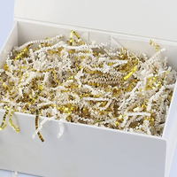 Remplissage en vrac pour emballage recyclé : Papier déchiqueté brun kraft ondulé pour emballage