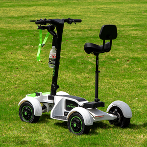 Voiturette de <span class=keywords><strong>golf</strong></span> électrique à <span class=keywords><strong>4</strong></span> roues à <span class=keywords><strong>prix</strong></span> de gros, scooter de <span class=keywords><strong>golf</strong></span> monoplace avec porte-parapluie et support pour sac de <span class=keywords><strong>golf</strong></span> - Product Image 2