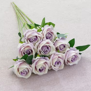 Wholesale Wedding Decorative <b>Artificial</b> <b>Flowers</b> Home Decorative <b>Flowers</b> Suitable for Valentine's Day Simulation Roses - Product Image 1