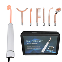 Instrument Darsonvals 7 en 1 machine faciale haute fréquence traitement de la peau portable tache de rousseur réduire baguette magique