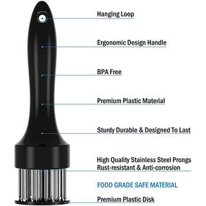 Profession Attendrisseur de viande Aiguille <span class=keywords><strong>Steak</strong></span> Côtelettes de porc Marteau <span class=keywords><strong>à</strong></span> viande en vrac Grilles de barbecue Attendrisseur de viande en acier inoxydable <span class=keywords><strong>Presse</strong></span> <span class=keywords><strong>à</strong></span> <span class=keywords><strong>steak</strong></span> de boeuf - Product Image 1