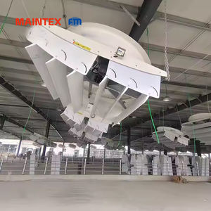 Ventilador de ventilación de cobertizo de vaca de fibra de vidrio con ahorro de energía de 72 ", Motor EC de 220V y 2200W, ventiladores de cobertizo de vaca de granja lechera con Control de velocidad Variable - Product Image 1