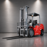 Forklift Listrik Liftron CPD30L 80V 640Ah 3 Ton dengan Penggantian Baterai, Penanganan Pallet Berat, dan Jarak Sumbu Roda Panjang