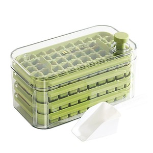 Ice Cube Mold Press Type Food Grade With Lid Household Refrigerator Storage Box Cube Shape Push Button Manual Operation - Product Image 2