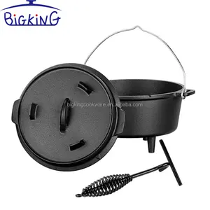 Tamanho de venda quente 9qt ao ar livre, acampamento ou churrasco jardim dutch forno oem acordo