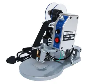 Manual color ribbon hot date printer, hand pressure coding machine price