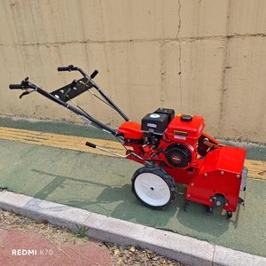 7HP/170f Xăng bốn bánh ổ đĩa điện nhỏ weeder cỏ dại làm sạch máy móc cắt cắt làm cỏ máy + xới quay - Product Image 4