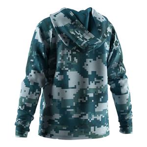 Haut de pêche à capuche professionnel pour enfants, séchage rapide, UPF 50, respirant, imperméable, coupe-vent, grande taille, en polyester pour garçons - Product Image 2