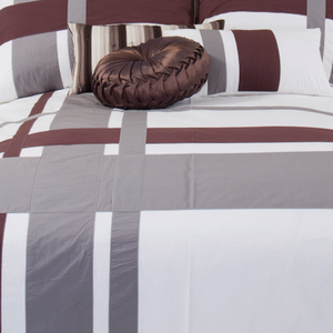 Parure de Lit de Luxe en Coton pour Hôtels et Maisons, Taille King, Housse de Couette et Couette Imprimées Modernes, Drap Housse Écologique, Vente en Gros - Product Image 4