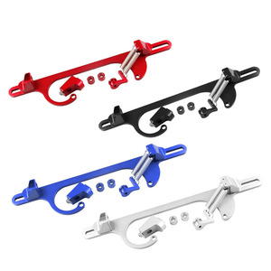 Auso-Racing Throttle Body Cable <b>Bracket</b> Aluminum Red For 4150 4160 Carburetor Retrofit Upgrade - Product Image 3