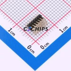 HX PZ1.0-2x7P WZ Pin Header Bent Lead Through Hole,P=1mm Connector ( Pin Structure: 2x7P )( Pitch: 1mm )( Row Spacing: 1mm ) - Product Image 2