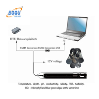 Capteur de qualité de l'eau multiparamètres intégré MS-301, MODBUS RS485, protection IP68, mesure du pH/EC/TDS/la conductivité