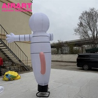 Astronaute singe gonflable géant Sky Dancer, Marionnette gonflable publicitaire imprimée pour la promotion d'événements d'ouverture de magasin