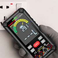 Multimètre numérique professionnel Habotest HT129 rechargeable, 10000 points de lecture, True RMS, 4 chiffres, mesure de tension AC/DC 1000V