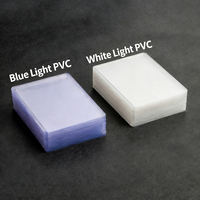 Protège-cartes de visite en PVC ultra transparent 35pt, format classique, pour cartes à encastrer