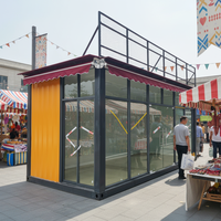 Offre Spéciale : Maison Conteneur Moderne Démontable, Kit Préfabriqué Facile à Assembler avec Panneaux Sandwich pour Hôtels, Bureaux, Bars et Ateliers