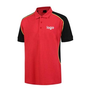 OEM Pique Print LOGO Breathable Corporate Uniforms Short Sleeve Anti-wrinkle Casual Golf Polo Work Factory Men's Polo Shirt