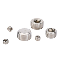 Vente en gros usine : Accessoires de cylindre, connecteurs 1, 2, 3 points, bouchons et tuyaux, joint torique hexagonal en acier inoxydable 304