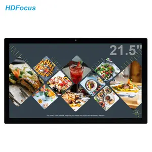 22-Zoll-USB-Media-Player-Anzeige TV-Glasbild schirm Uhd Video Wall Mount Digital Signage