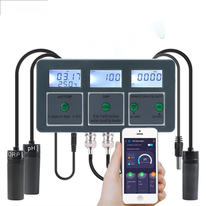 เครื่องตรวจวัดคุณภาพน้ำออนไลน์ Tuya Wifi 8 in 1 วัดค่า PH/ORP/EC/TDS/ความเค็ม/S.G/CF/อุณหภูมิ พร้อมฟังก์ชั่นหลากหลาย - Product Image 1