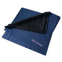 Tapis de Mahjong portable enroulable pour le rangement, jeu d'extérieur et d'intérieur, tapis de jeu de Mahjong américain avec sac de transport à cordon