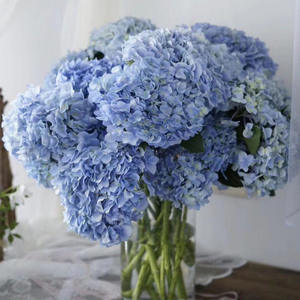 Corte fresco azul Rosa Hortensia <span class=keywords><strong>flores</strong></span> <span class=keywords><strong>arreglos</strong></span> hechos a mano de larga duración 3-5 años estilo romántico directo Yunnan Día de San Valentín - Product Image 2