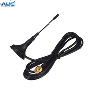 Ham Radio Wireless WLAN SMA Enchufe macho Base magnética recta con cable externo Antena 3M 3dbi GSM