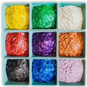 Epoxyboden mit verbundstoff-felsenblech, muschelschicht, farbblatt, nasses wasser, gemischte farben, 3-5 mm