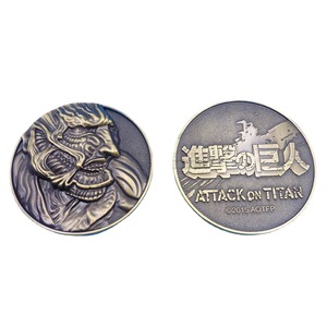 Pièce commémorative en alliage d'anime personnalisée, couleur bronze, relief 3D, design double face, dérivés d'animation japonaise - Product Image 5