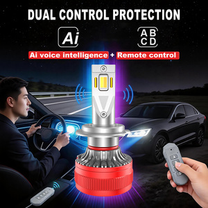 Phare LED Xenplus Ai02 pour voiture, contrôle via application téléphonique et Bluetooth, 3000K-6500K, H1 H4 H7 H11, 150W 56000LM, ampoule de phare LED pour voiture - Product Image 5