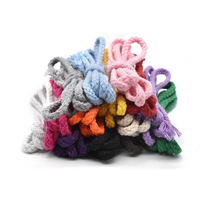 XIAOCHEN cordon de <span class=keywords><strong>coton</strong></span> macramé naturel personnalisé cordon corde plate laisse <span class=keywords><strong>5mm</strong></span> - Product Image 2