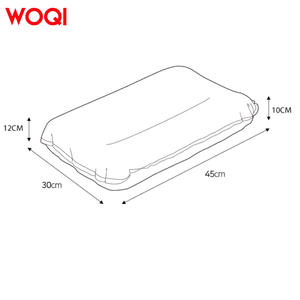 Almohada Inflable Rectangular Woqi 45x30x12cm, Firmeza Media, Portátil para Viajes y Camping - Product Image 3