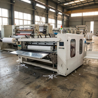 Máquina Automática de Fabricación de Papel Tisú Facial, Rollo de Toallas, Papel Higiénico, Precio de Fábrica, 200m/min, 1 Año de Garantía