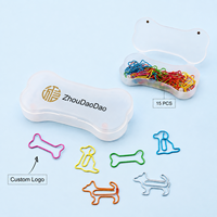 Ensemble de clips en forme d'os pour chien et chat avec boîte personnalisée pour les distributeurs promotionnels