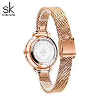 SK dames Quartz Relogio vide plaqué or Rose pas cher en gros cadeaux pour fille avec boîte-cadeau 2025 produits tendance