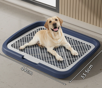Toilettes pour grands chiens, toilettes intérieures modernes en plastique pour chiens et chats, écologiques, faciles à nettoyer