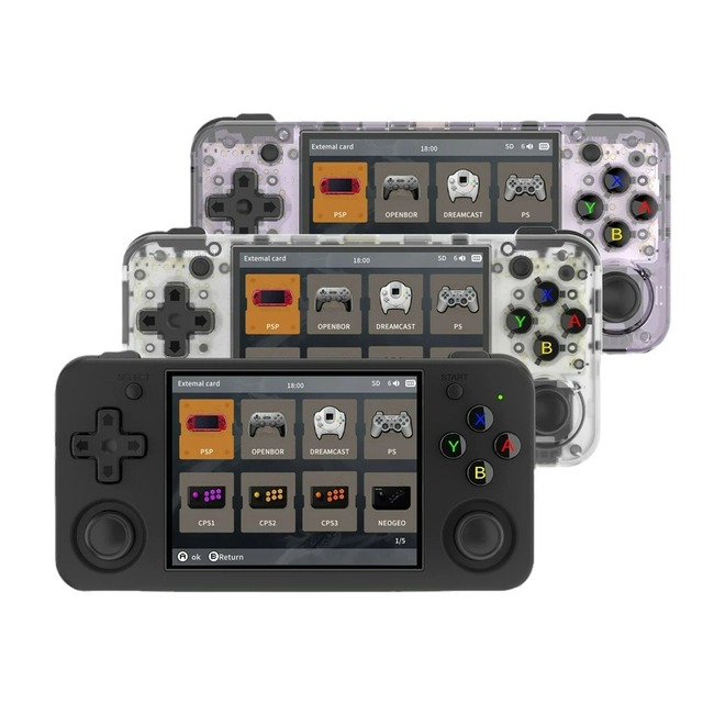 ANBERNIC RG35XX H Handheld Video Game Console Game Player RG35XXH Video Games Play PSP PS1