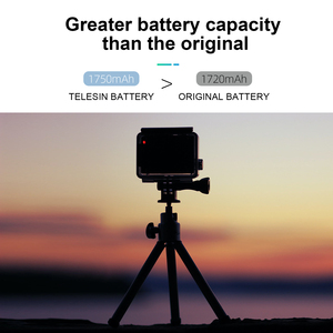 Chargeur de batterie au lithium Telesin pour Go Pro 12 à 3 emplacements et 2 batteries de remplacement pour Go Pro Hero9/10/11/12 - Product Image 4