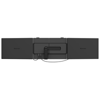 Moniteur portable Blackview DCM6 14 pouces, double écran 1920*1080P 60Hz FHD, extension d'écran pour ordinateur portable, type-C, compatible MAC/Windows/Android/Linux/Chrome