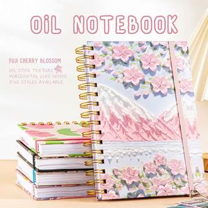 A5 Spiral Notebook Thickened 3D Lined <b>Journal</b> Beautiful Practical Study Office Use Back-to-School Essentials for Recording Memo - Product Image 4