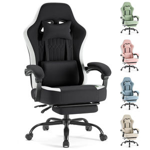 Chaise de jeu nouveau design rose et blanc d'ordinateur de luxe à prix abordable en gros - Product Image 5