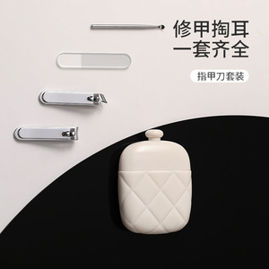 FaSoLa Nail Clippers Set Slanted Design For Men And Women Household Nail Care Tools - Product Image 4