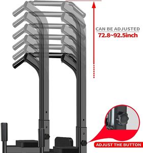 CZFIT Power Tower Dip Station Pull up Bar for Home Gym Station Adjustable Height <b>Strength</b> <b>Training</b> Workout Equipment - Product Image 4