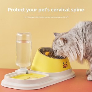 Factory Direct Sale Pet Square Feeding <strong>Bowl</strong> Visible <strong>Feeder</strong> <strong>3</strong> in 1 Pet <strong>Feeder</strong> for <strong>Dog</strong> Cat Water Food Pet Supplies - Product Image 3