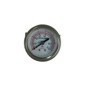 공장 가격 40mm SS316 <span class=keywords><strong>U</strong></span> 브래킷 클램프 압력 게이지 마노미터 -1~1000bar 정확도 1.0/1.6/2.5 - Product Image 1